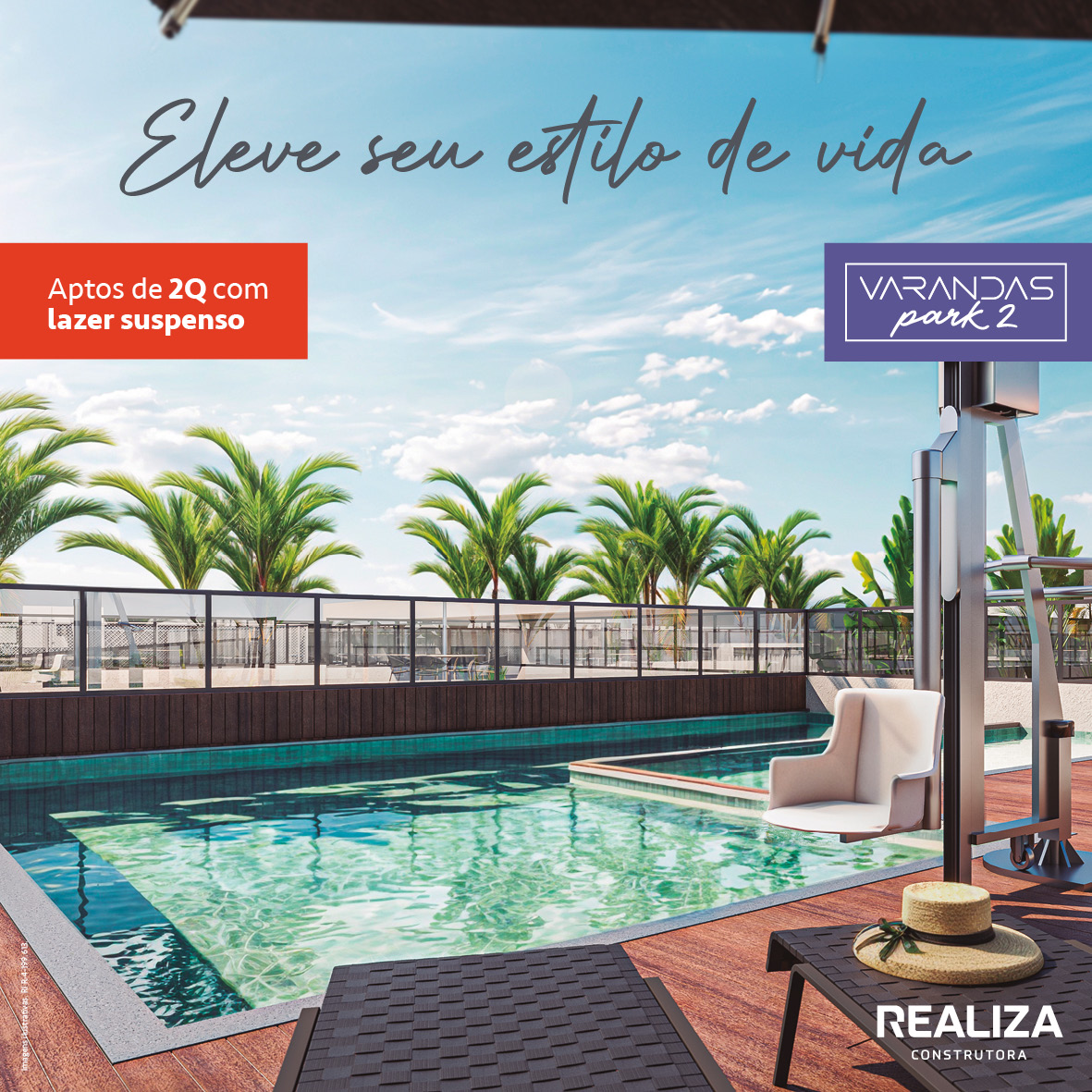 Piscina suspensa